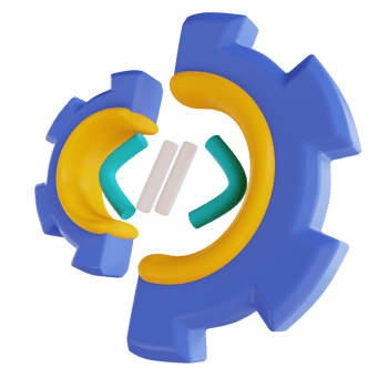 3D illustration code png