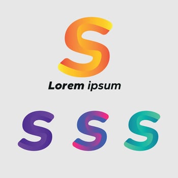 S Letter Logo  design vector