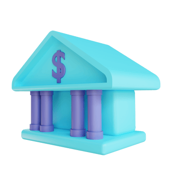3D illustration bank png
