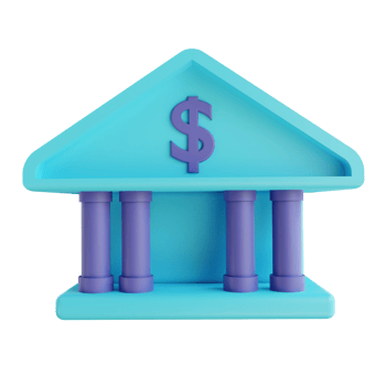 3D illustration bank png