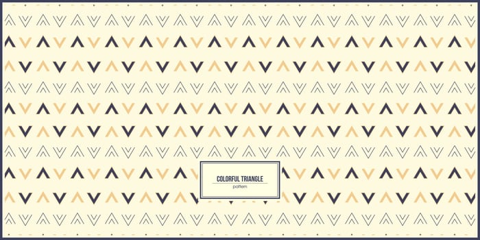 colorful triangles with random placement vector