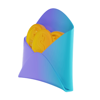 3D illustration colorful money letter png
