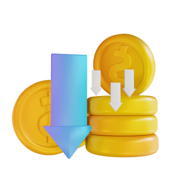 3D illustration colorful withdraw money png