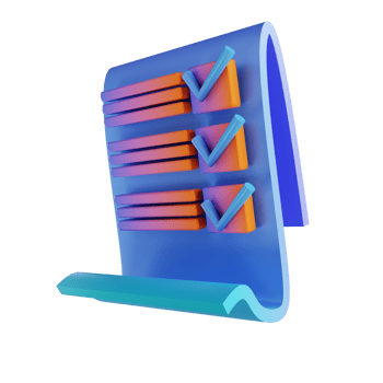 3D illustration colorful bitcoin document png