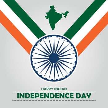 15th August Indian independence day social media post design vector