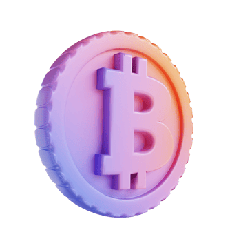 3D illustration bitcoin cryptocurrency png