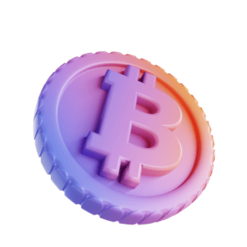 3D illustration bitcoin cryptocurrency png