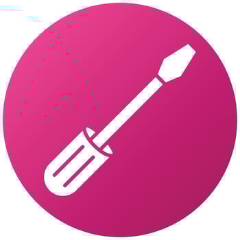 Screw Driver Icon Style vector