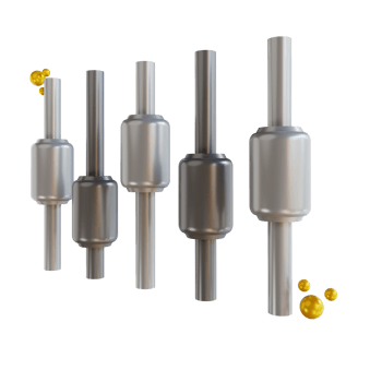 3D illustration candle stick bitcoin chart png