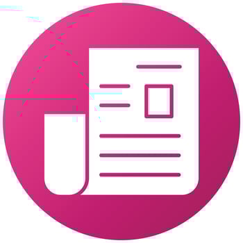 Newspaper Icon Style vector