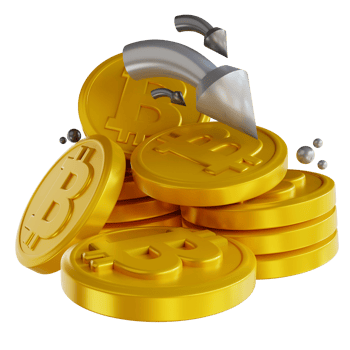 3D illustration  bitcoin down png
