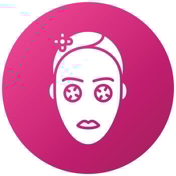 Face Mask Icon Style vector