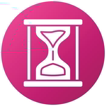 Sand Clock Icon Style vector