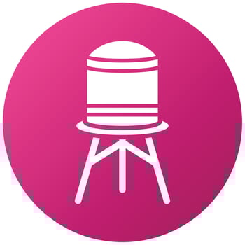 Water Tank Icon Style vector