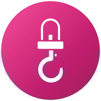 Industry Hook Icon Style vector
