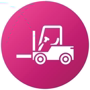 Forklift Icon Style vector
