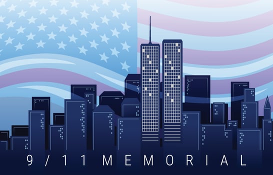 9.11 Memorial Day Concept vector