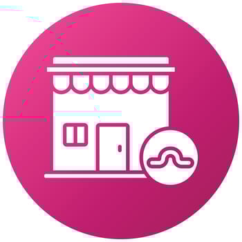 Bait Shop Icon Style vector