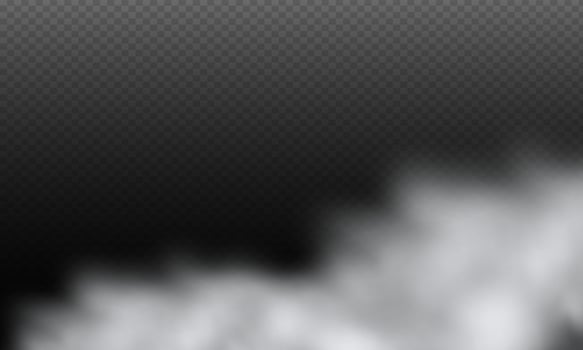 Vector illustration clouds and dust.