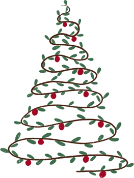 abstract Christmas tree png