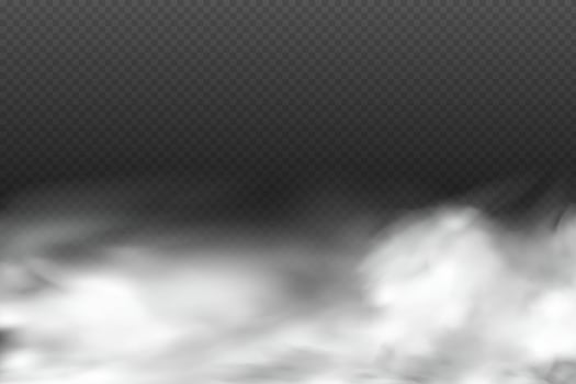 White vector cloudiness ,fog or smoke on dark checkered background.