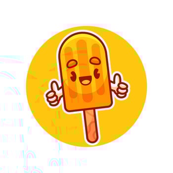 ice cream cartoon illustration vector