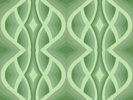 Abstract seamless pattern on green background. vector