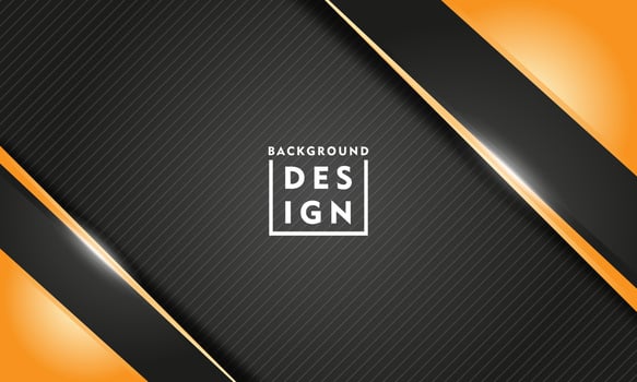 Golden geometric background design vector template illustration
