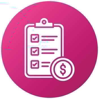 Money Order Icon Style vector
