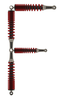Shock absorbers that are assembled into characters png