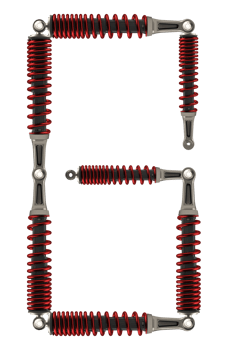 Shock absorbers that are assembled into characters png