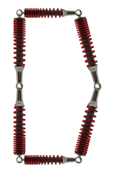 Shock absorbers that are assembled into characters png