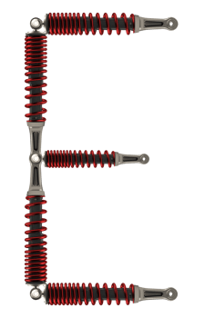 Shock absorbers that are assembled into characters png