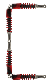 Shock absorbers that are assembled into characters png