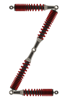 Shock absorbers that are assembled into characters png