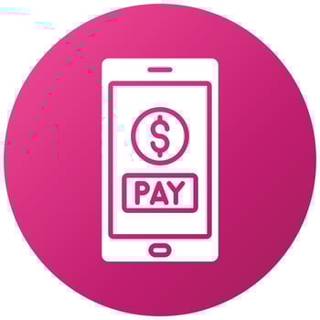 Pay Online Icon Style vector