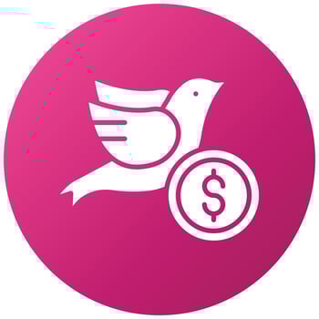 Early Bird Prices Icon Style vector