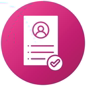 CV Icon Style vector