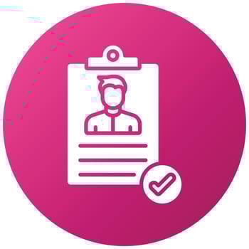 Good Resume CV Icon Style vector