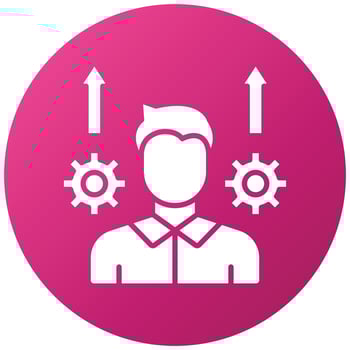 Persona Development Icon Style vector