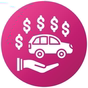 Dealer Holdback Icon Style vector