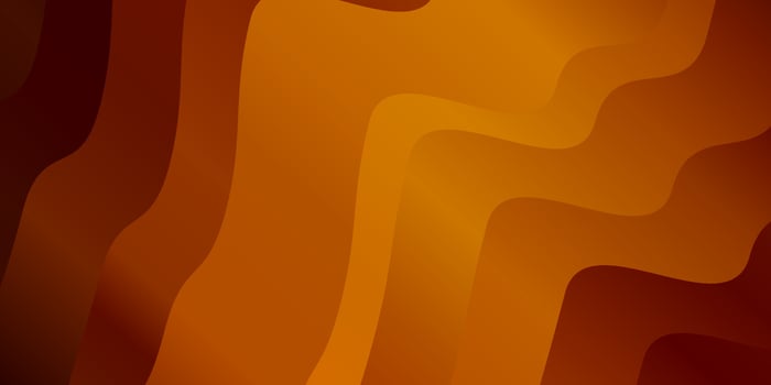 Dark Orange vector texture with circular arc.