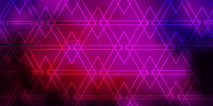 Dark Pink, Blue vector backdrop with lines, triangles.
