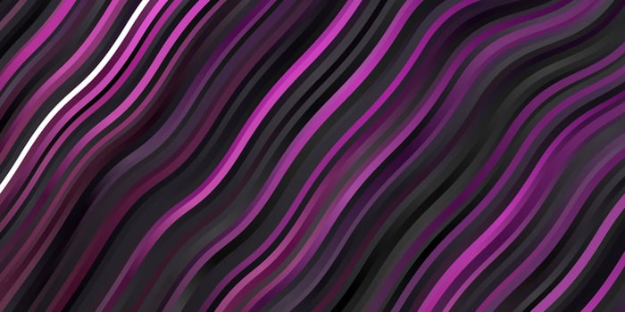 Dark Purple vector backdrop with bent lines.