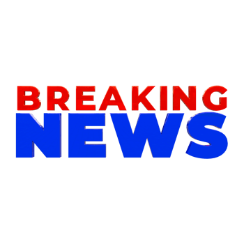 Breaking News 3D Render Text png