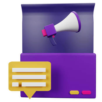 Folder Marketing 3D Icon Illustration for your website, user interface, and presentation. 3D render Illustration. png
