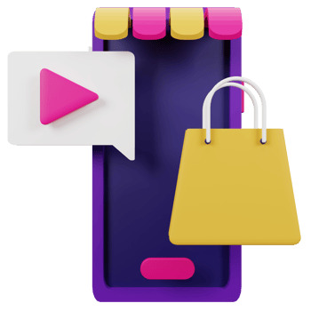 Mobile Shop 3D Icon Illustration for your website, user interface, and presentation. 3D render Illustration. png