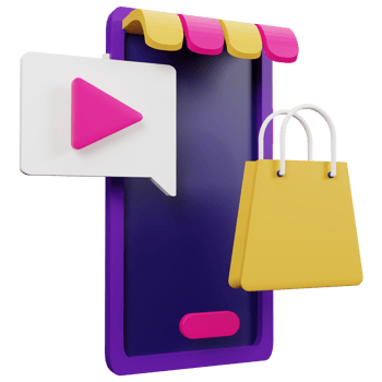 Mobile Shop 3D Icon Illustration for your website, user interface, and presentation. 3D render Illustration. png