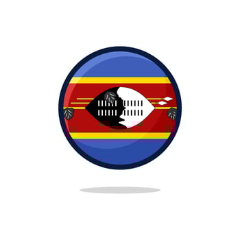 Eswatini Flag Icon vector
