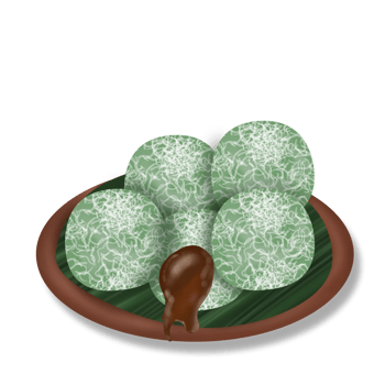 Indonesian Food Klepon png
